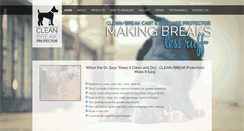 Desktop Screenshot of cleanbreakprotector.com