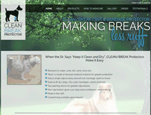 Tablet Screenshot of cleanbreakprotector.com